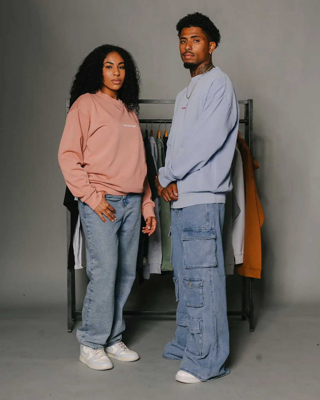 Rnb Songs Salmon Crewneck Sweatshirt - Image 4