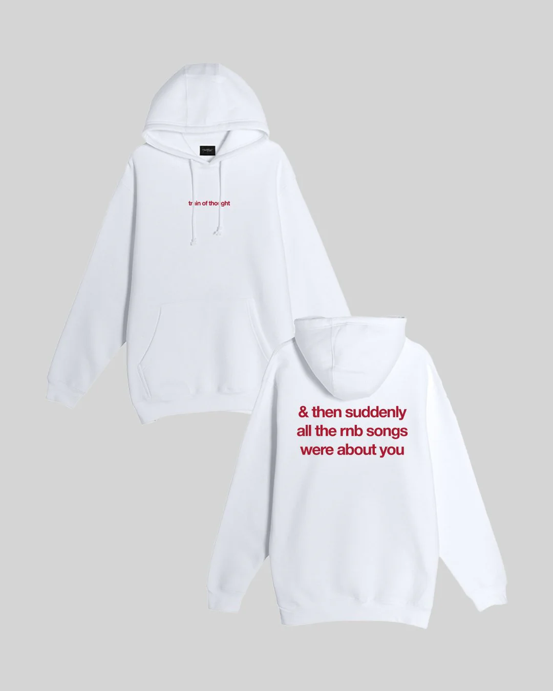 Rnb Songs White Hoodie