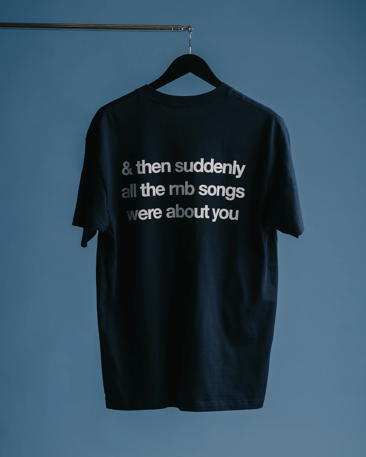 Rnb Songs V2 Navy Blue Tee - Image 8