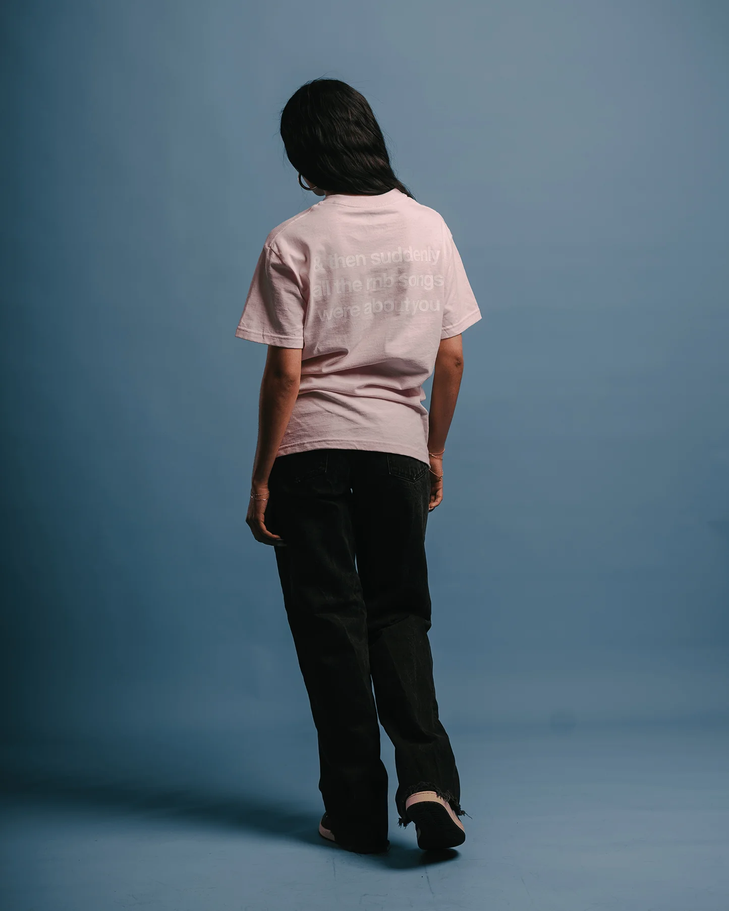Rnb Songs V2 Pale Pink Tee - Image 4