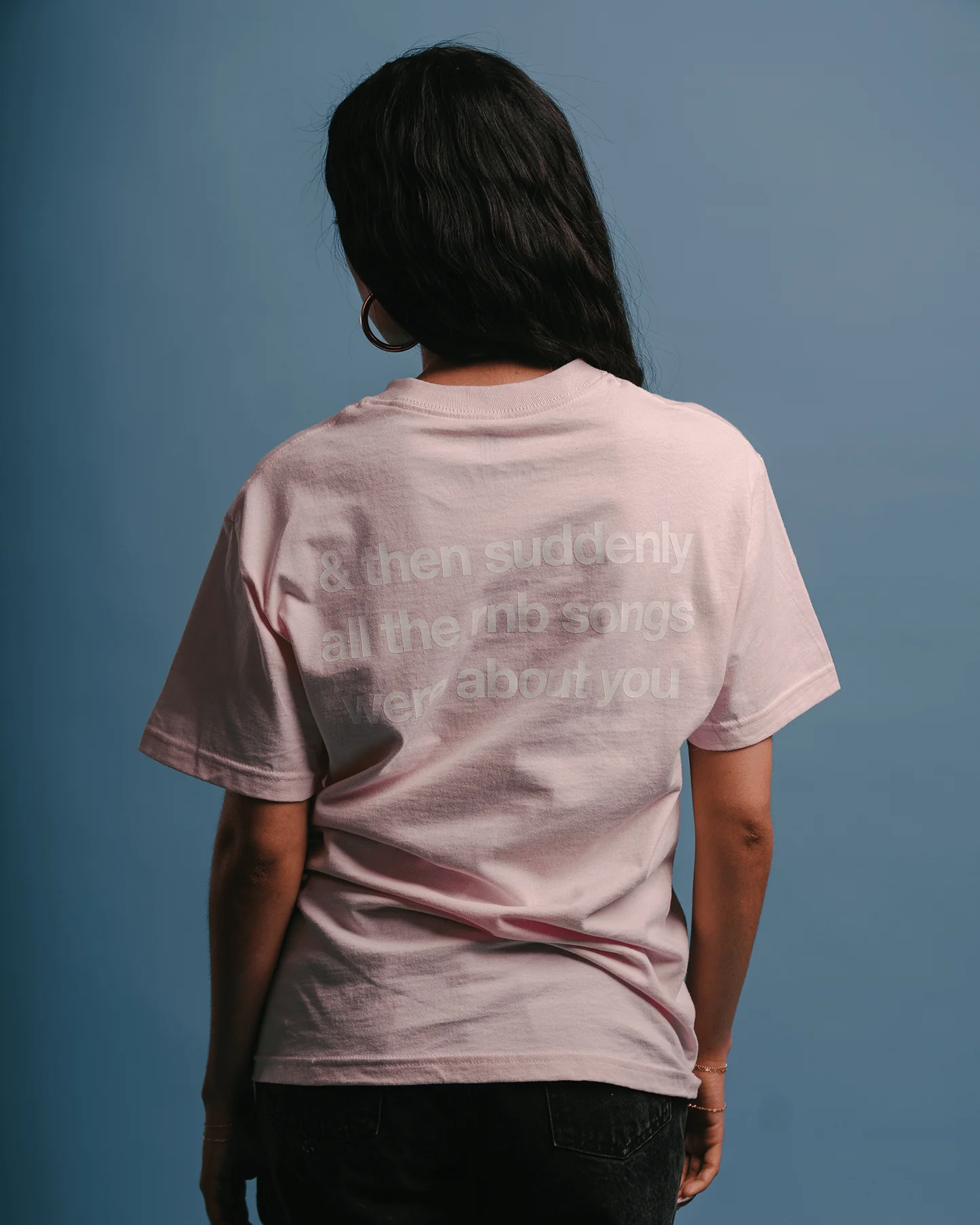 Rnb Songs V2 Pale Pink Tee - Image 7