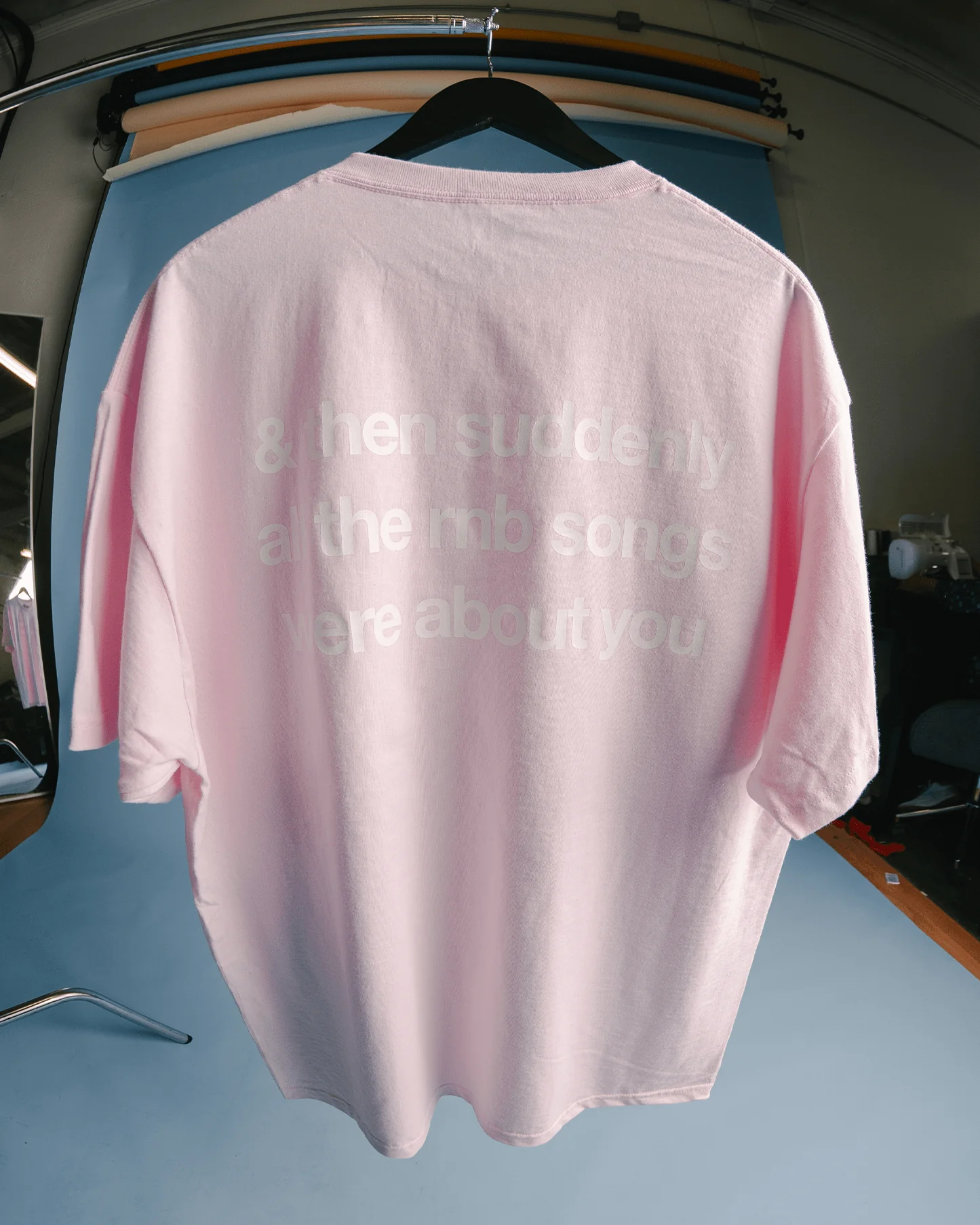 Rnb Songs V2 Pale Pink Tee - Image 8