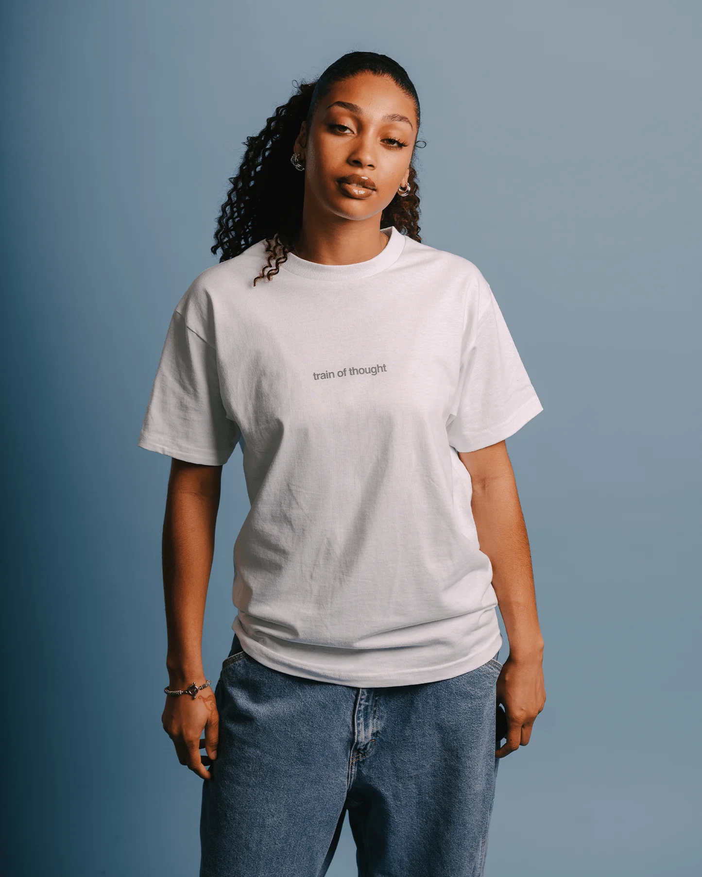Rnb Songs V2 White Tee - Image 3