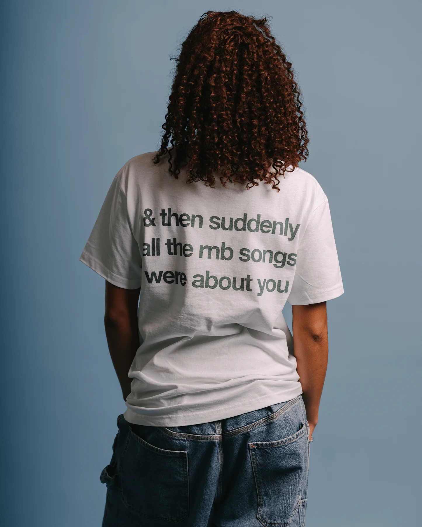 Rnb Songs V2 White Tee - Image 4