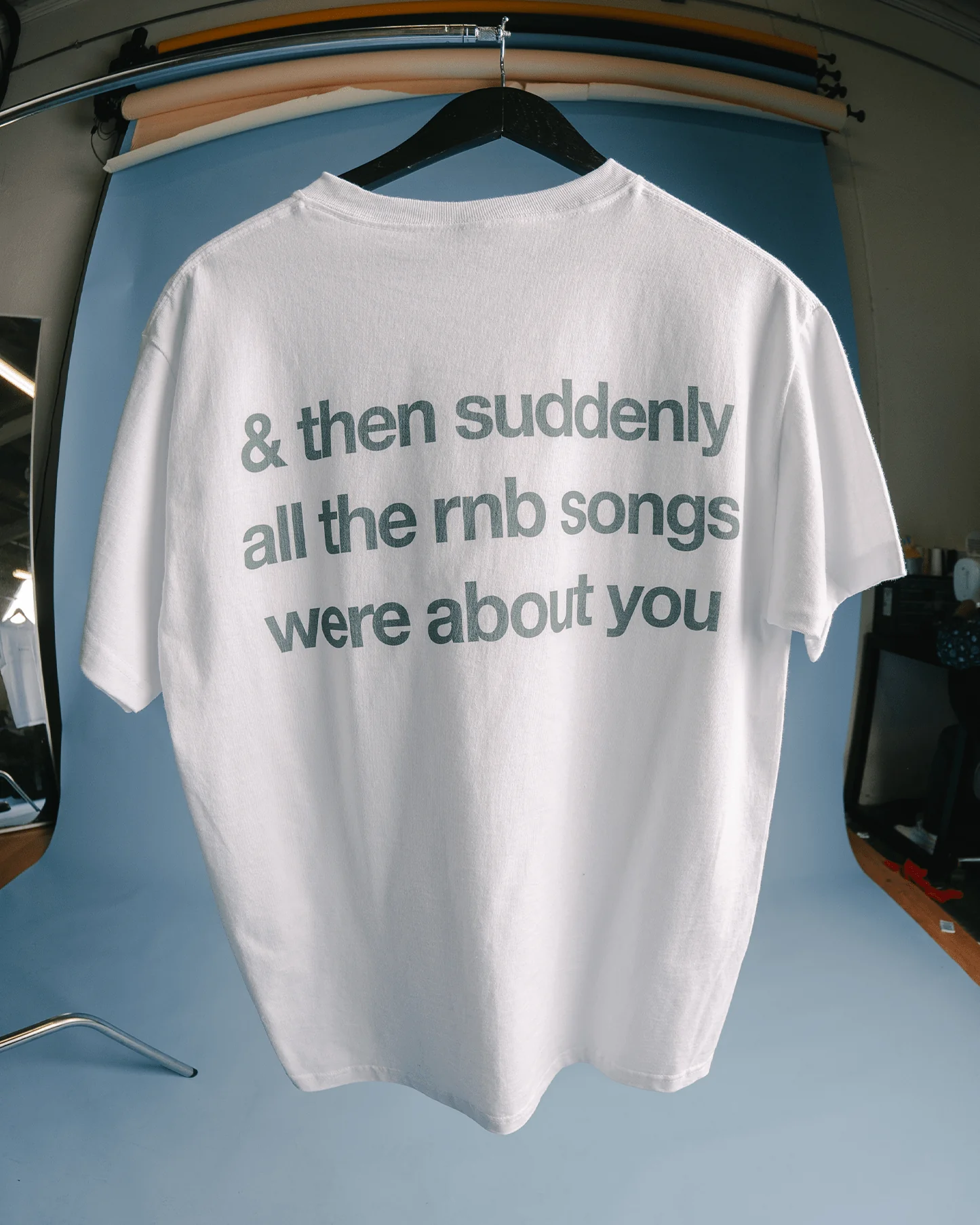 Rnb Songs V2 White Tee - Image 6
