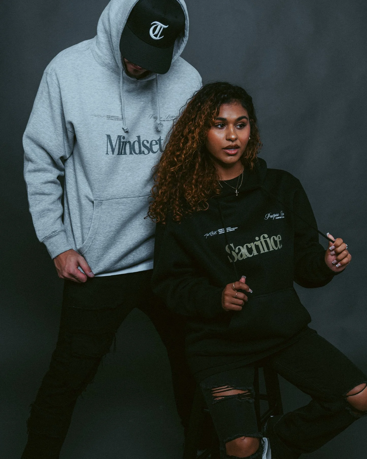 Sacrifice Black Hoodie - Image 3