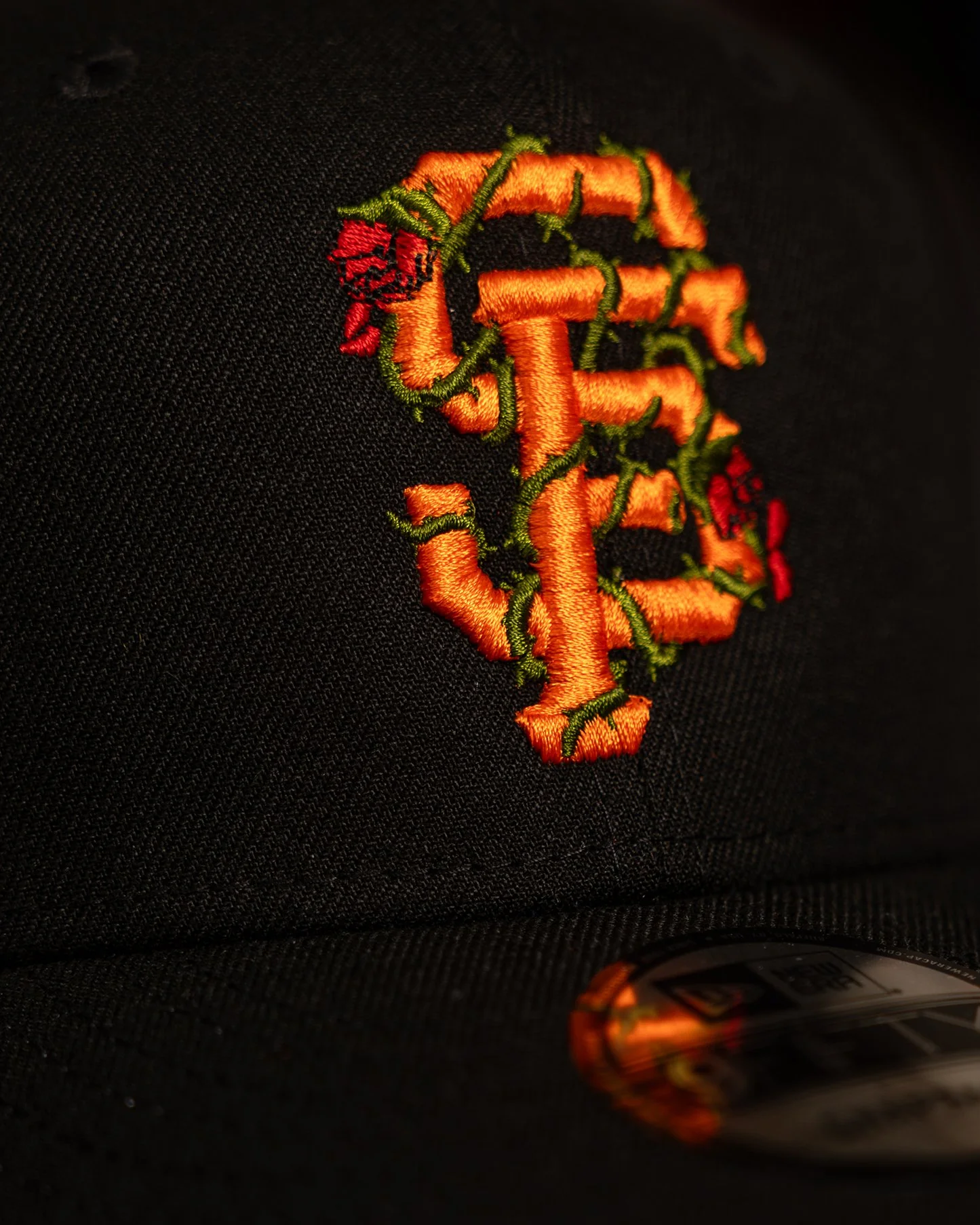 SF City Rose New Era Black Snapback - Image 3