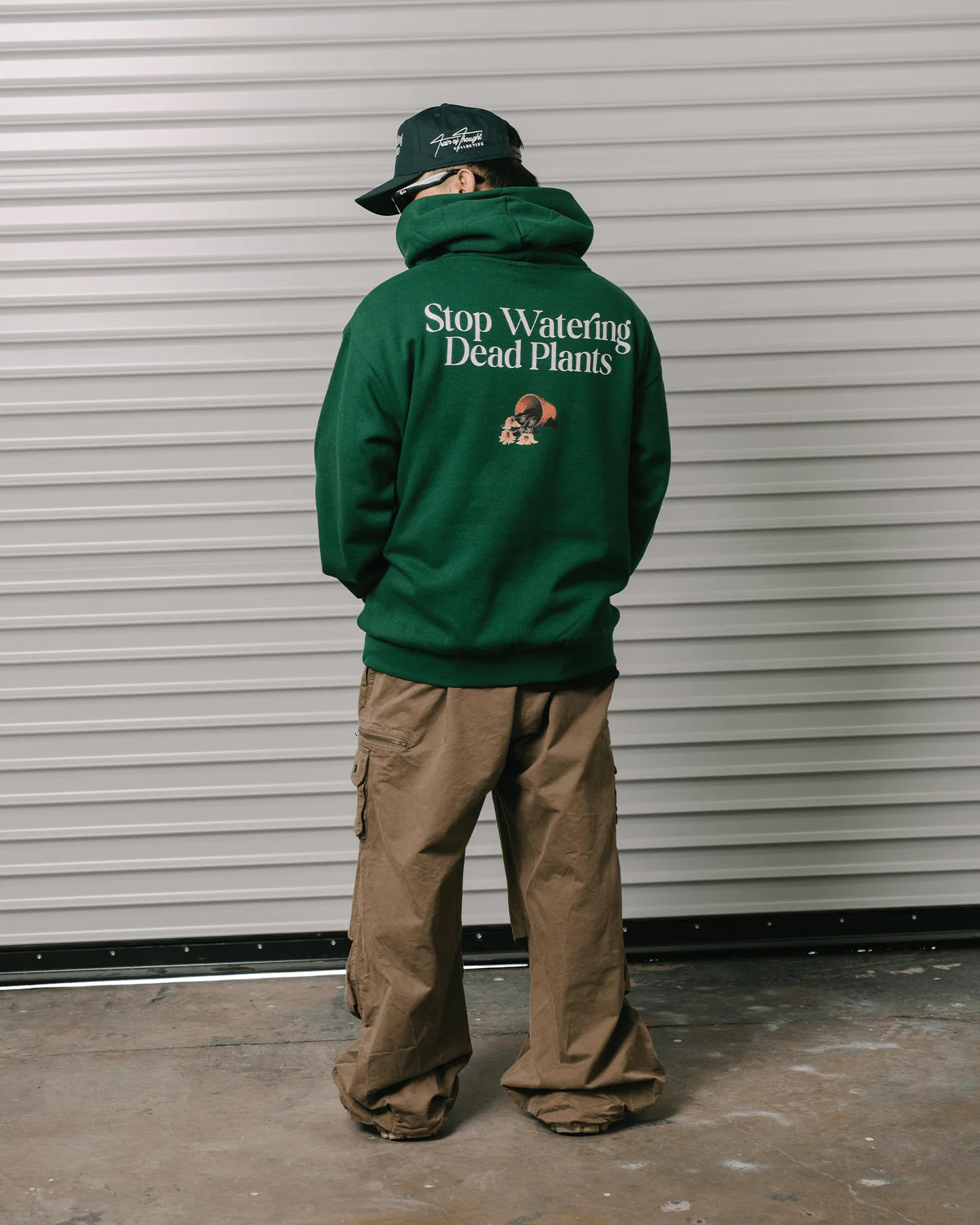 Stop Watering Dead Plants Green Hoodie - Image 7