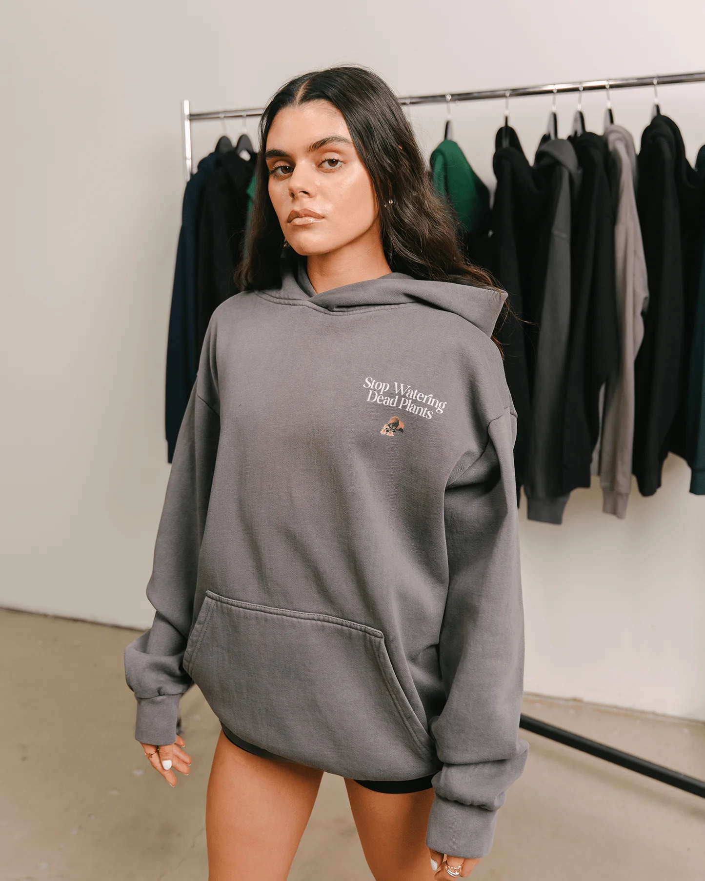 Stop Watering Dead Plants Shadow Hoodie - Image 4