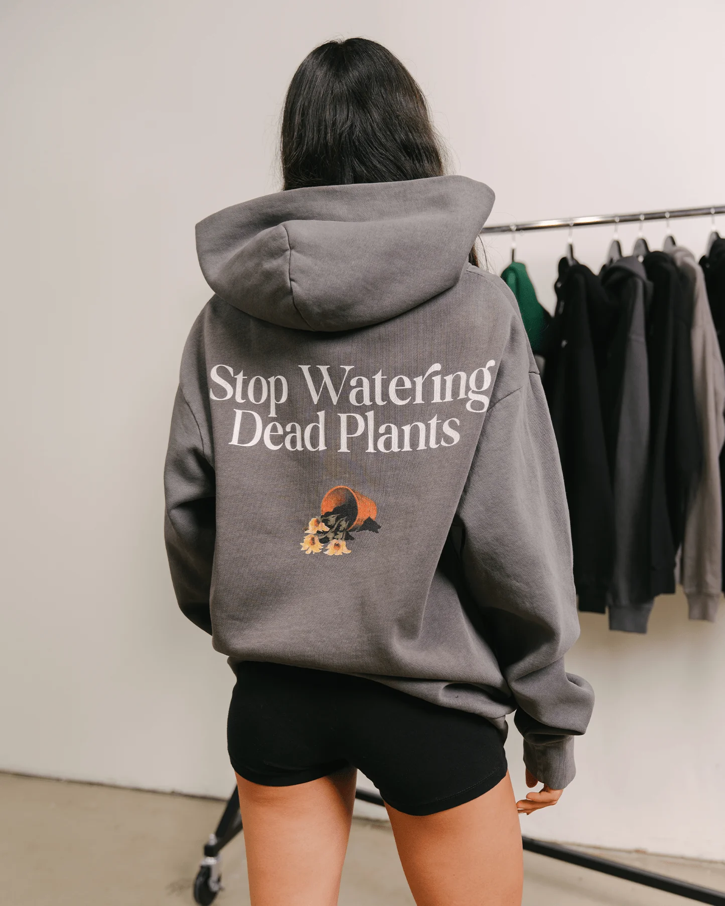 Stop Watering Dead Plants Shadow Hoodie - Image 6