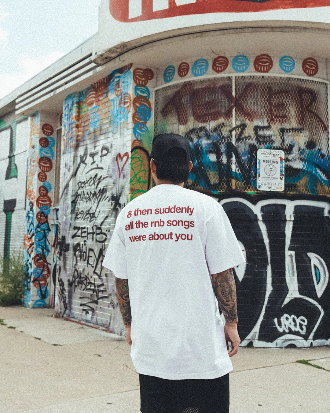 Rnb Songs White Tee - Image 6