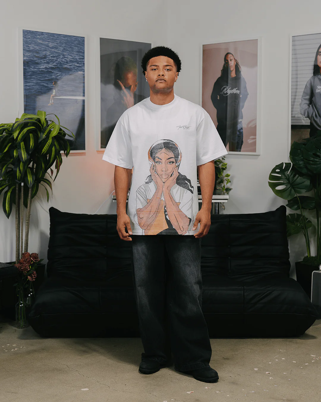 SZA Big Face White Tee - Image 5
