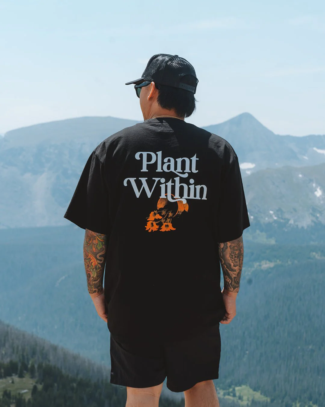 Plant Within Black Tee - Image 5