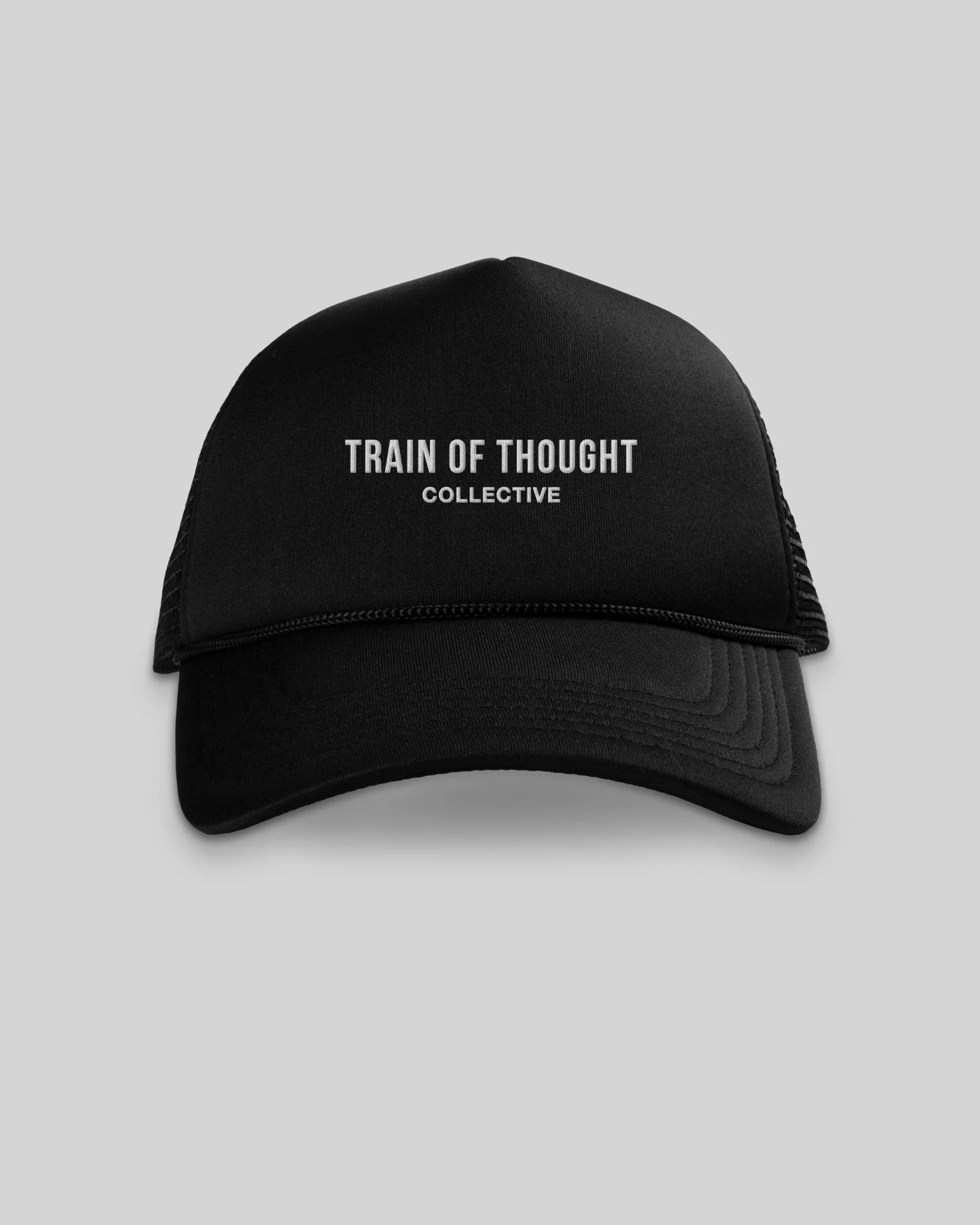 TOTC Necessary Black 5 Panel Trucker Hat