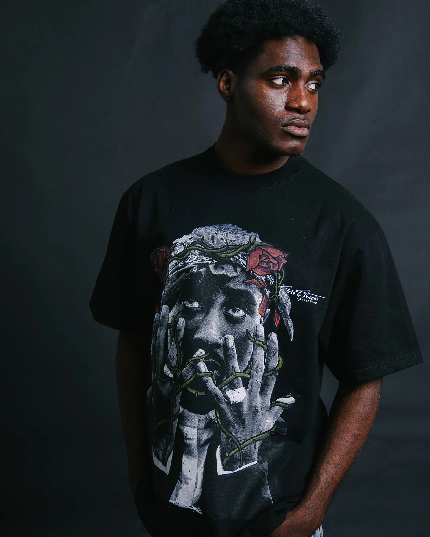 Dead Rose PAC Black Tee - Image 3