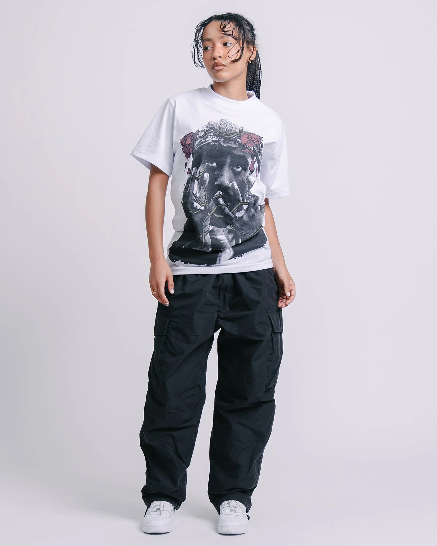 Dead Rose PAC White Tee - Image 2