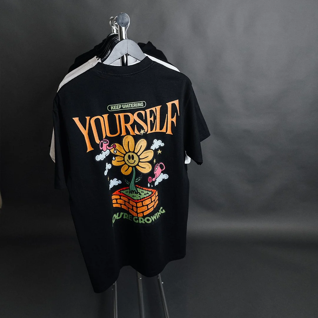 Water Yourself White Tee - Image 2