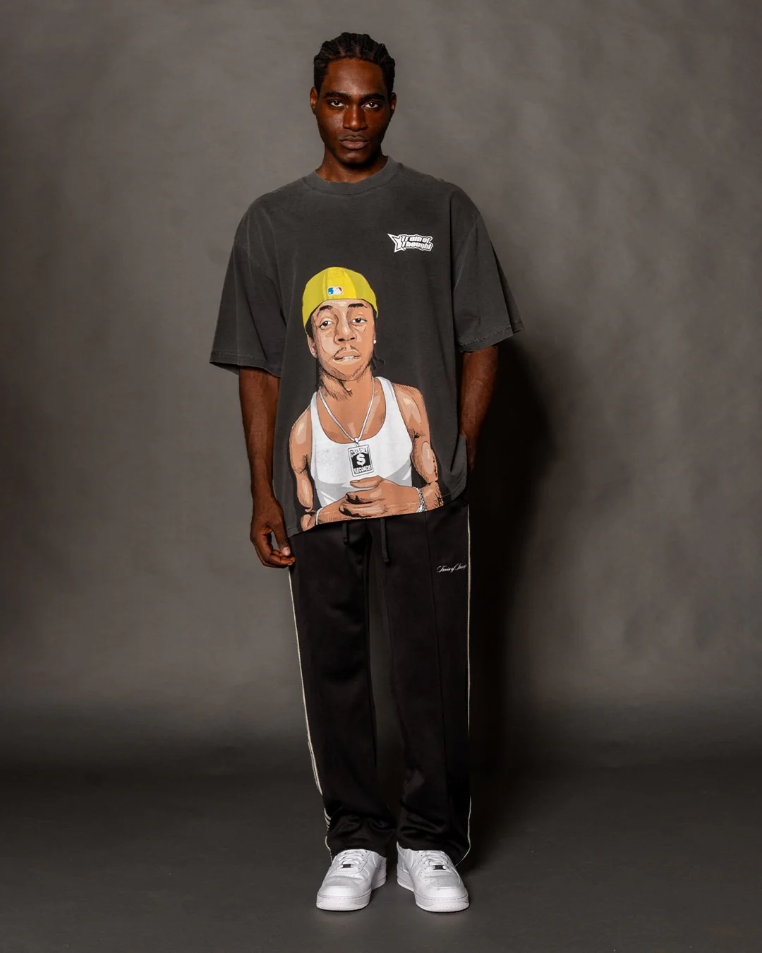 Weezy Oversized Oatmeal Tee - Image 2