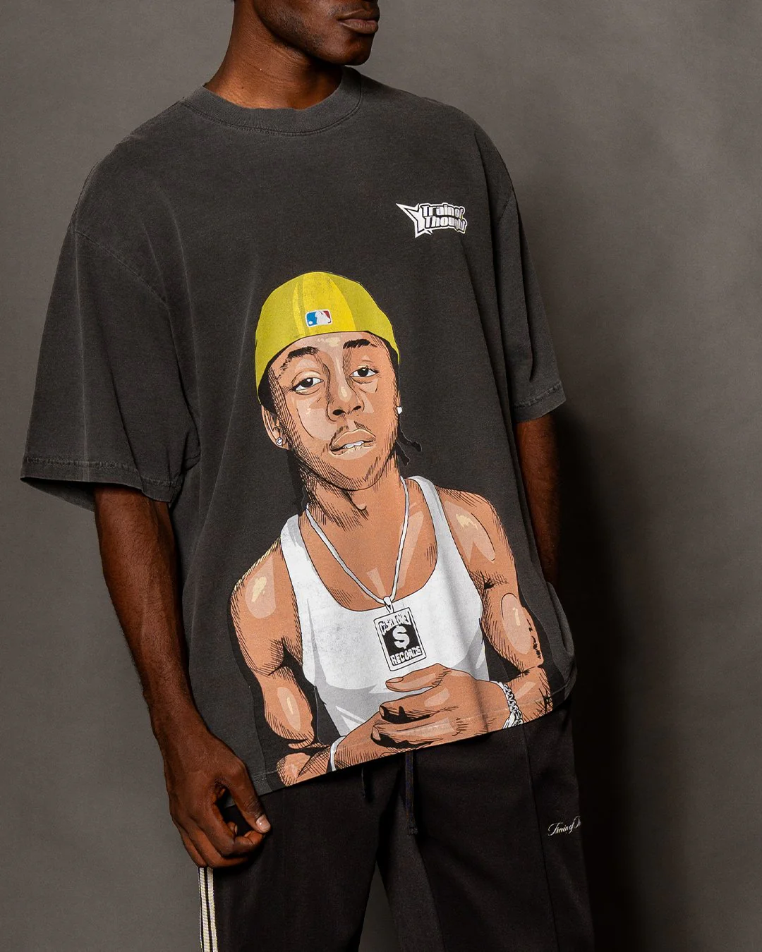 Weezy Oversized Oatmeal Tee - Image 4