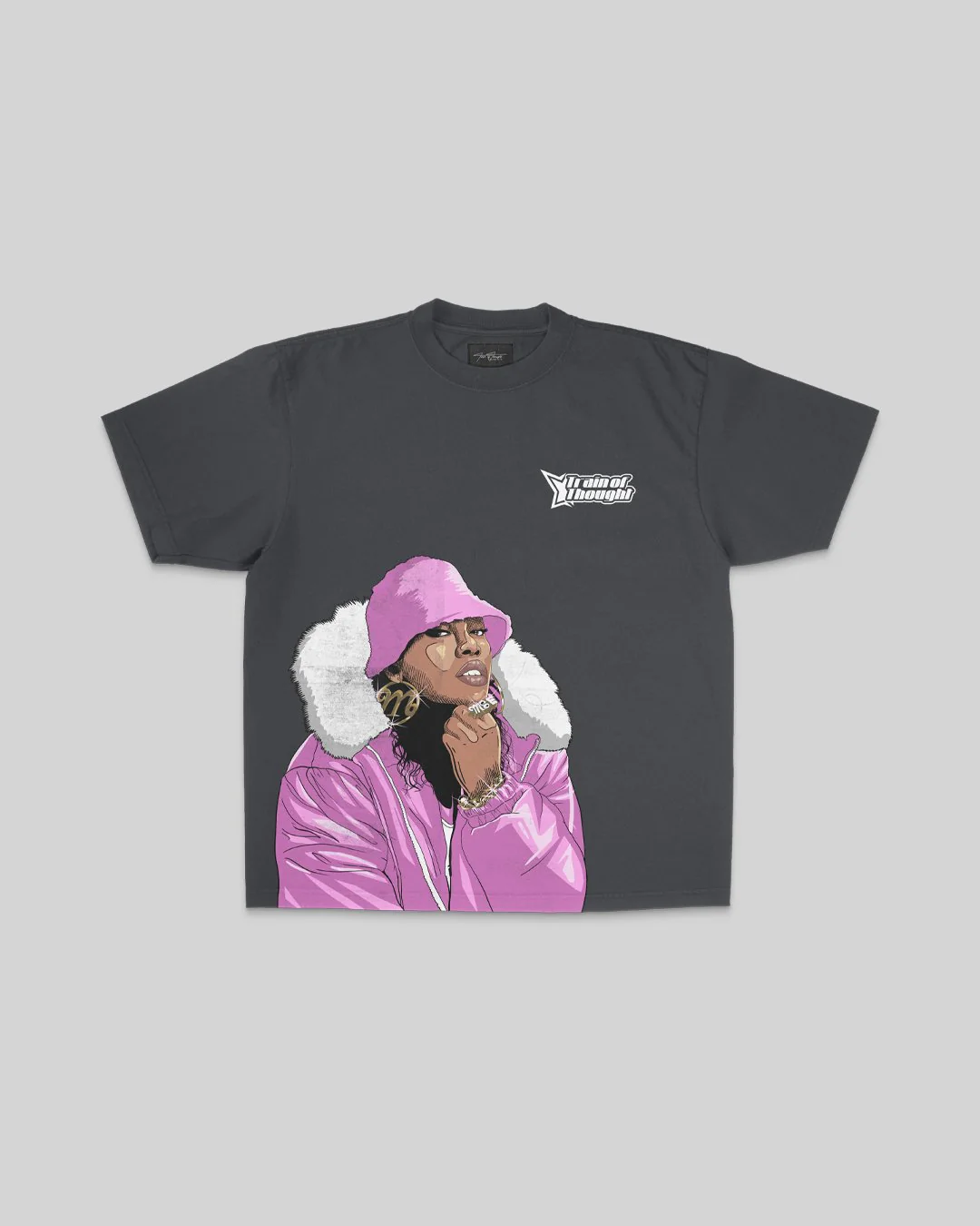 Missy Oversized Shadow Tee