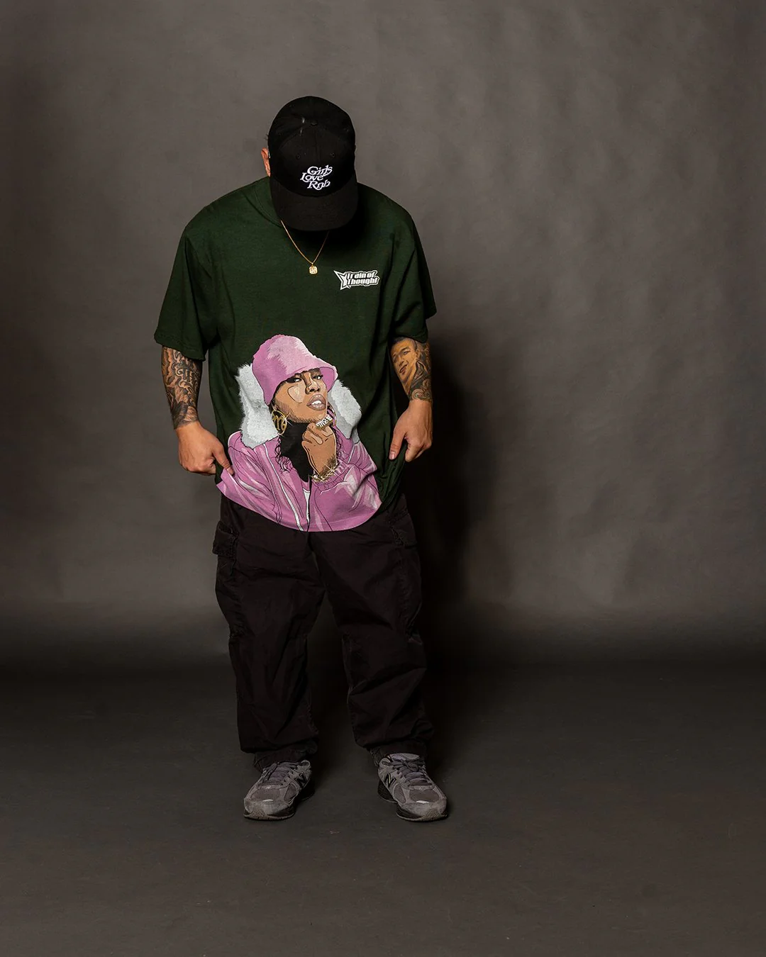 Missy Oversized Shadow Tee - Image 4
